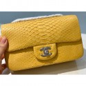 Chanel Python Classic Flap Small Bag A1116 12 AQ01188