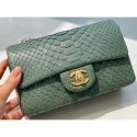 Chanel Python Classic Flap Small Bag A1116 13 AQ01926
