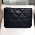 Chanel Quilted Lambskin 19 Pouch A86088 Black 2019 Collection AQ02982