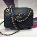 Chanel Quilted Lambskin Chain CC Camera Case AS0971 Black 2019 Collection AQ01403