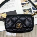 Chanel Quilted Leather 19 Belt Bag/Waist Bag Black 2019 Collection AQ04019