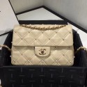 Chanel Quilted Pearl Lambskin Flap Bag AS1202 Apricot 2019 Collection AQ03132