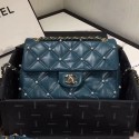 Chanel Quilted Pearl Lambskin Flap Bag AS1202 Green 2019 Collection AQ00889