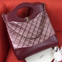 Chanel Quilted Velvet 31 Large Shopping Bag Burgundy 2019 Collection AQ01231