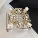 Chanel Resin Square Pearl Cuff Bracelet 2019 Collection AQ02159