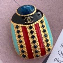 Chanel Resin Stones Beetle Brooch AB1996 2019 Collection AQ03933