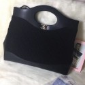 Chanel Shearling Sheepskin 31 Medium Shopping Bag AS1010 Black 2019 Collection AQ02307