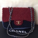 Chanel Shearling Sheepskin Small Flap Bag A57736 Burgundy 2019 Collection AQ04243