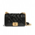 Chanel Small Boy Chanel Handbag A67085 Black AQ02393