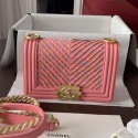 Chanel Small Boy Chanel Handbag A67085 Pink 2019 Collection AQ01983