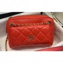 Chanel Small Camera Case Bag AS1367 Lambskin Red 2020 AQ00520