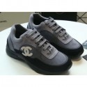 Chanel Suede Calfskin Sneakers G34360 Gray 2019 AQ04025