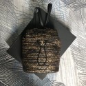 Chanel Tweed & Gold-Tone Metal medium Backpack Bag A69964 2019 AQ01870