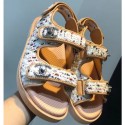 Chanel Tweed CC Logo Magic Loop Sandals G34726 Beige 02 2019 AQ02978