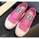 Chanel Vintage CC Logo Sneakers Pink 2019 AQ01046