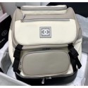 Chanel Vintage Sports Backpack Bag Black/White/Gray 2020 AQ03756