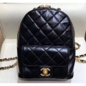 Chanel Waxy Calfskin CC Day Backpack Bag AS8866 Black 2019 AQ01853