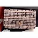 Chanel Woven Tweed Medium Classic Flap Bag 2020 AQ03413