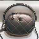 Cheap Chanel Grained Metallic Lambskin and Rainbow Metal Camera Case AS0764 Copper 2019 Collection AQ01291