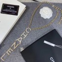 Cheap Chanel Lettering Y Necklace AB1385 Gold/Crystal 2019 Collection AQ01910