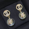 Cheap Chanel Resin CC Short Tassel Earrings AB2554 2019 Collection AQ02458