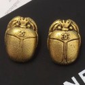 Cheap Copy Chanel Beetle Stud Earrings AB1906 Gold 2019 Collection AQ02208