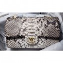 Copy Best Quality Chanel Python Classic Flap Medium Bag A1112 06 AQ03471