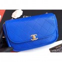 Copy Chanel Casual Trip Messenger Flap Bag Blue 2019 AQ04187