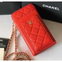 Copy Chanel Grained Calfskin Classic Clutch With Chain AP0990 Red 2020 Collection AQ03986