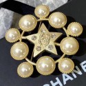 Copy Cheap Chanel Pearl Star Brooch AB2342 2019 Collection AQ01545