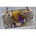 Copy Hot Chanel Python Classic Flap Medium Bag A1112 02 AQ02123