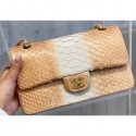 Fake Copy Chanel Python Classic Flap Medium Bag A1112 30 AQ02747