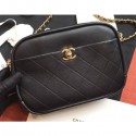 Fake Imitation Chanel Casual Trip Medium Camera Case Bag AS0140 Black 2019 AQ01762