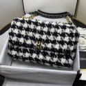 Fashion Chanel 19 Small Flap Bag AS1162 White/Black 2019 Collection AQ01421