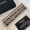 High Imitation Chanel Chain Leather Wide Bracelet AB2383 2019 Collection AQ01443