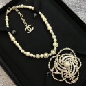 High Quality Imitation Chanel Camellia Pendant Necklace AB2306 2019 Collection AQ04081