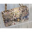 Hot Chanel Python Classic Flap Medium Bag A1112 15 AQ00735