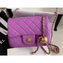 Imitation Best Chanel Pearl on Chain Classic Flap Bag AS1786 Mauve 2020 AQ04139