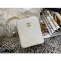 Imitation Best Quality Chanel Original Small Sheepskin camera bag AS1753 white AQ03993