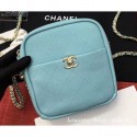 Imitation Chanel Casual Trip North/South Camera Case Bag AS0139 Light Green 2019 AQ00523