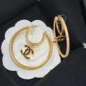 Imitation Chanel CC Crystal Hoop Earrings 2020 Collection AQ03177