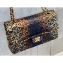 Imitation Chanel Python Classic Flap Medium Bag A1112 16 AQ01692