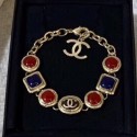 Imitation Chanel Resin Stone Bracelet AB2981 Burgundy/Blue 2019 Collection AQ01722