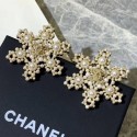 Imitation Chanel Snowflake Stud Earrings AB2208 White 2019 Collection AQ02699