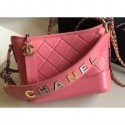 Imitation High Quality Chanel Logo Handle Gabrielle Small Hobo Bag AS0865 Pink 2020 AQ00794