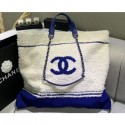 Knockoff Chanel Cotton Large Shopping Beach Tote Bag AS0452 2019 AQ02045