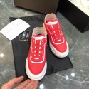 Knockoff Chanel Mesh and Lycra Sneakers G34763 Red 2019 Collection AQ04034