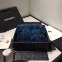 Knockoff Chanel Shearling Lambskin Medium Flap Bag AS1063 Blue 04 2019 Collection AQ03905