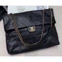 Knockoff Top Chanel Calfskin Quilting Leather Flap Bag Black 2020 AQ02566