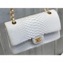 Replica Best Chanel Python Classic Flap Medium Bag A1112 11 AQ04136